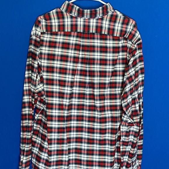 Red/Green Ralph Lauren Plaid Button-Down - Picture 2 of 5
